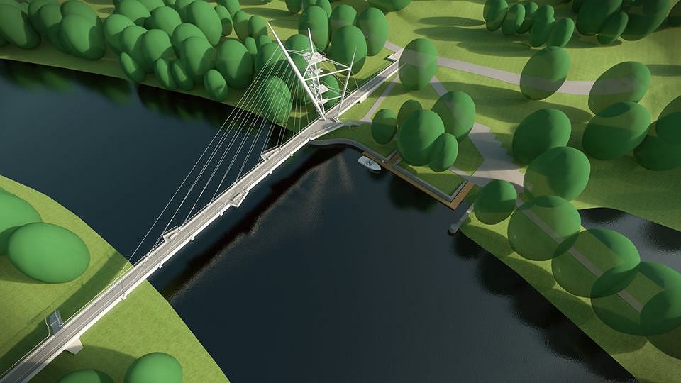 Kładka nad Wartą połączy Poznań z Puszczą Zielonką - UG Czerwonak 