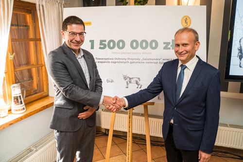 salamdandra pieniądze od biedronki  - Biedronka 