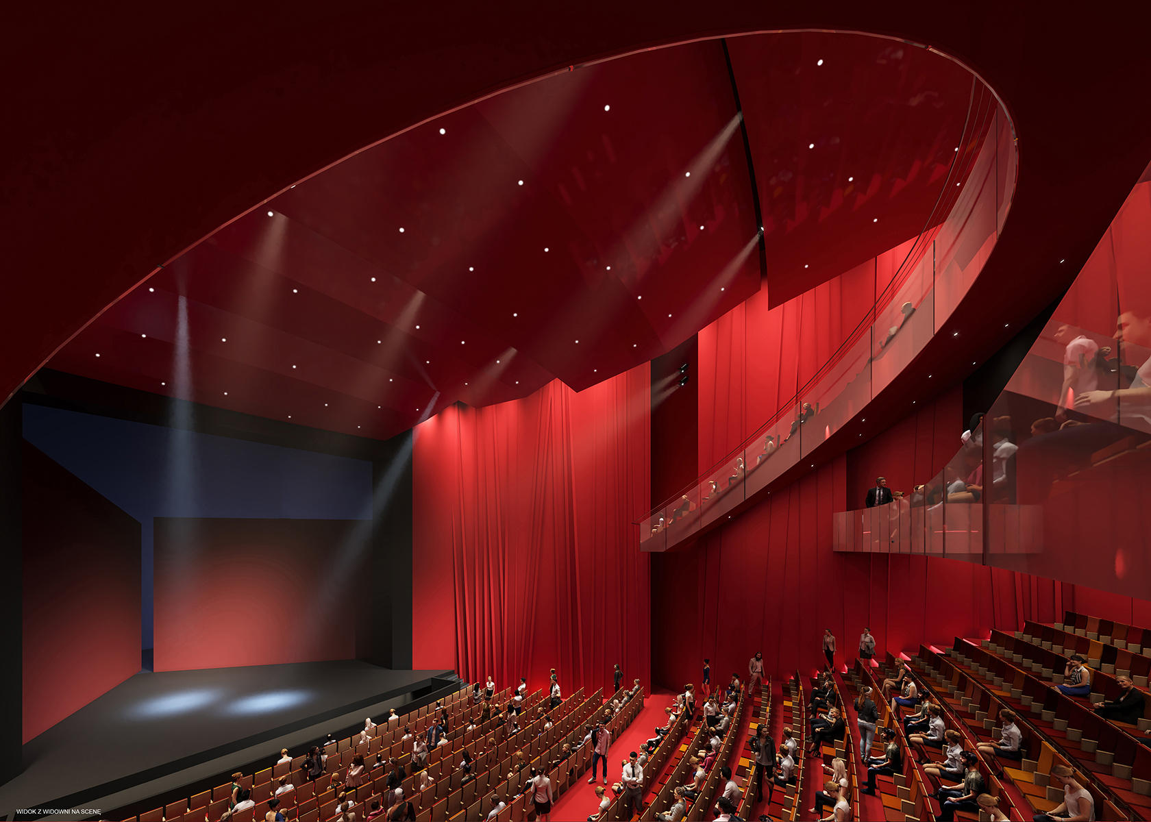 nowa siedziba teatru muzycznego  - Atelier Loegler Architekci/UMP  - Materiały prasowe 