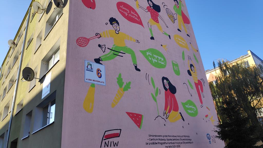 mural złotów  - Przemysław Stochaj