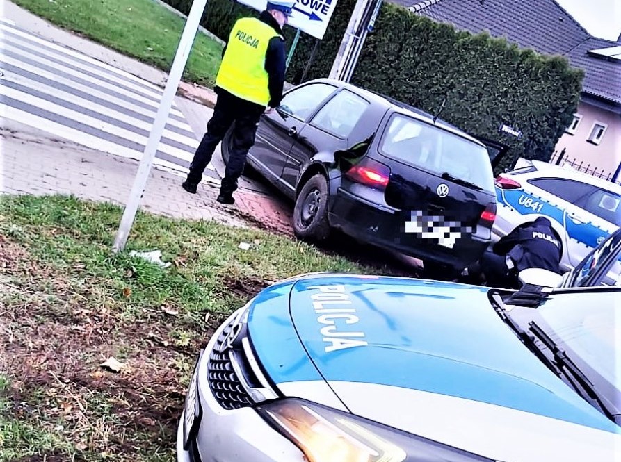 pościg policji alimenciarz szamotuły  - KPP Szamotuły 