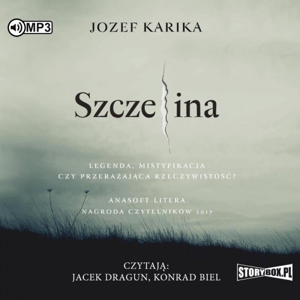 szczelina - okładka audiobooka - Storybox