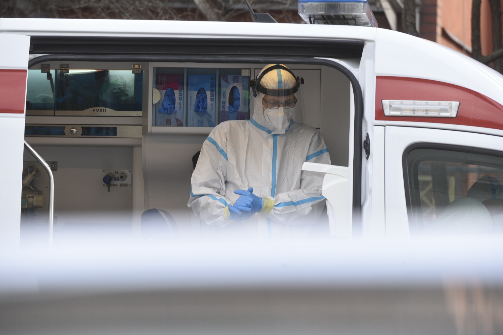 koronawirus covid karetka test covid  - Wojtek Wardejn