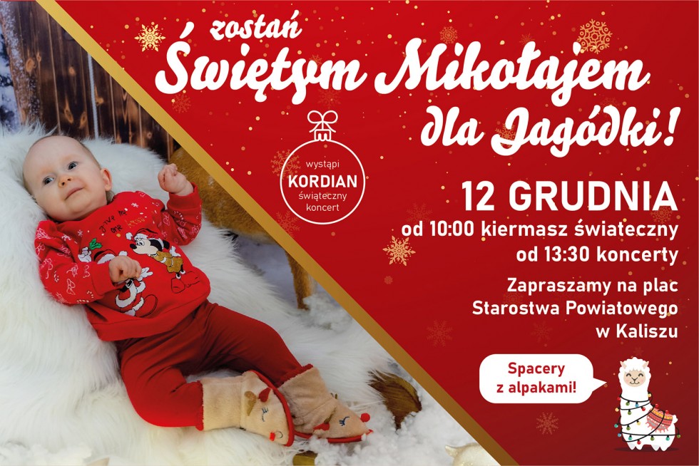 zostań św mikołajem dla jagódki - Powiat Kalisz