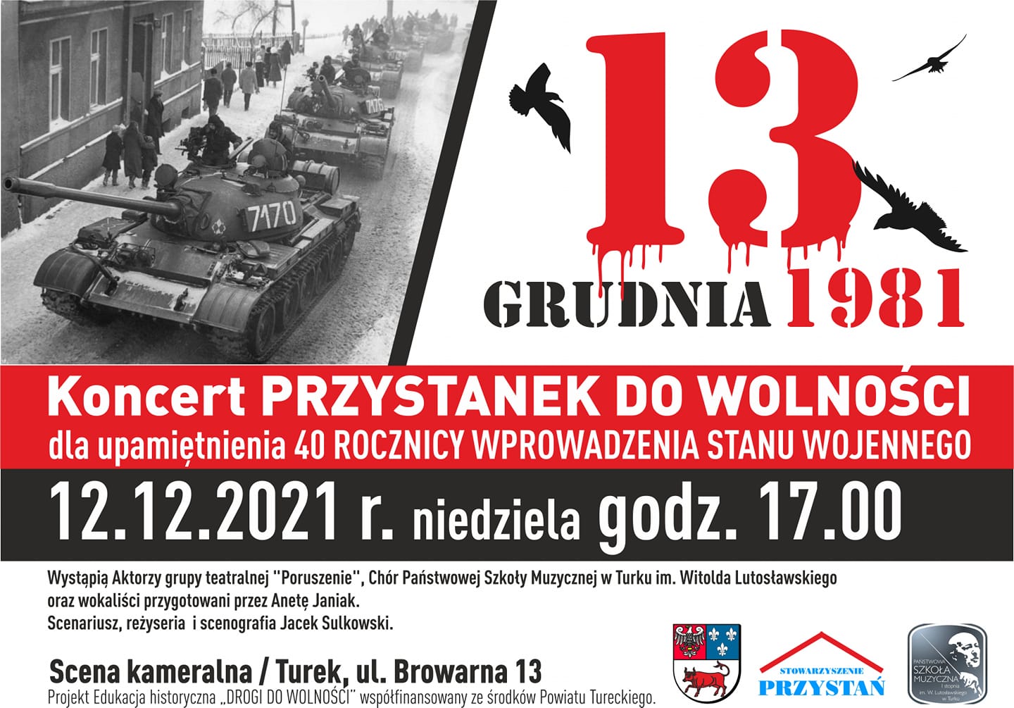 "Przystanek do wolności" koncert turek - Stowarzyszenie "Przystań"