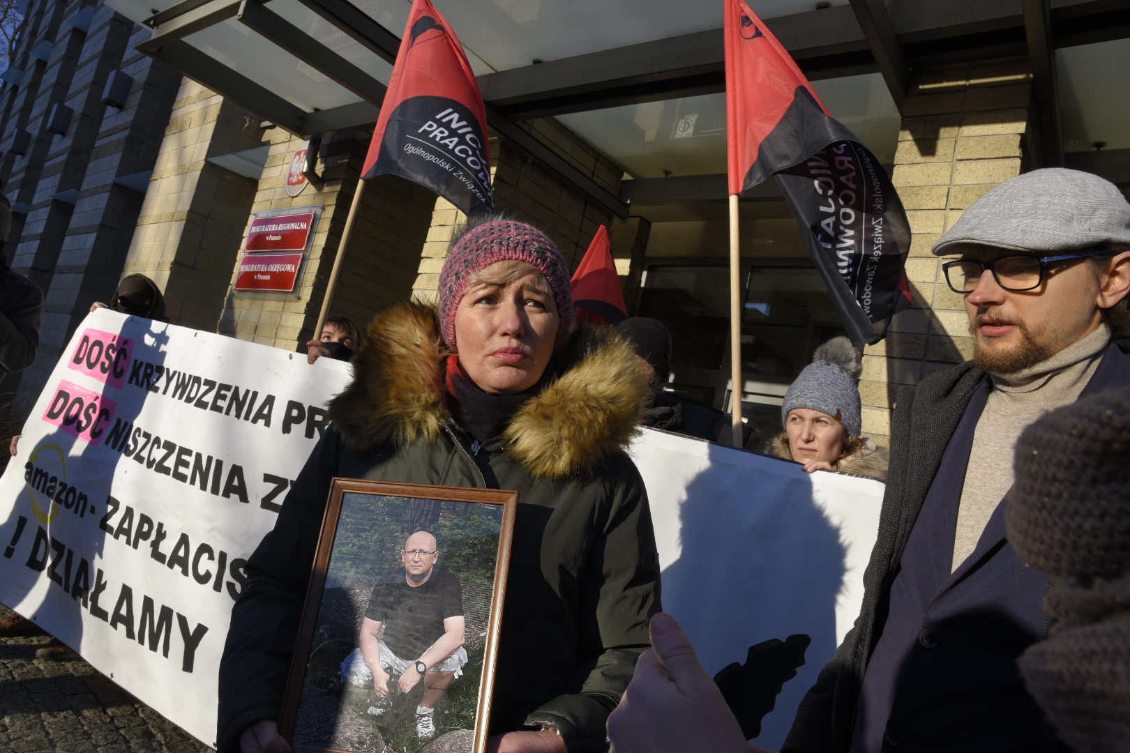 inicjatywa pracownicza amazon protest beata dziamska - Wojtek Wardejn - Radio Poznań