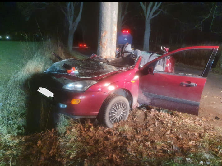 wypadek lutomek - KPP Międzychód