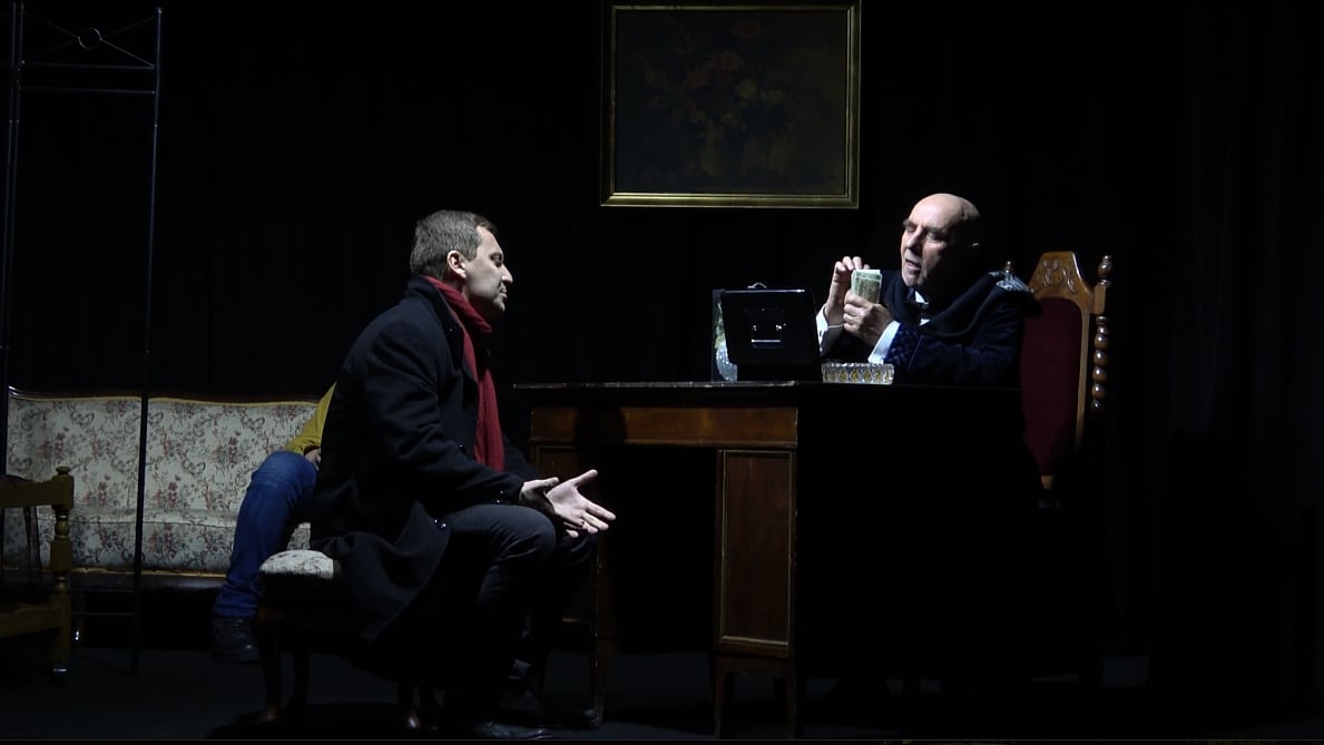 Opowieść wigilijna teatr w dobrej - Przemysław Dąbrowski