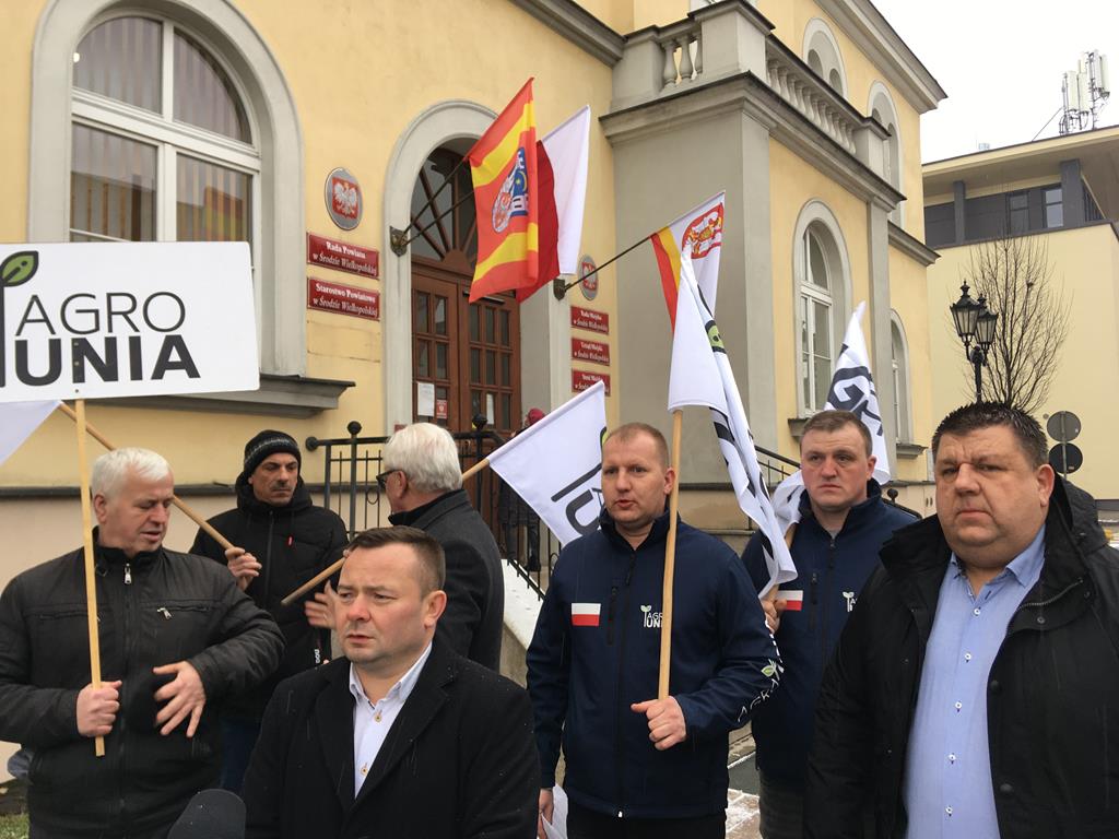 agrounia zapowiedź protestu - Rafał Regulski