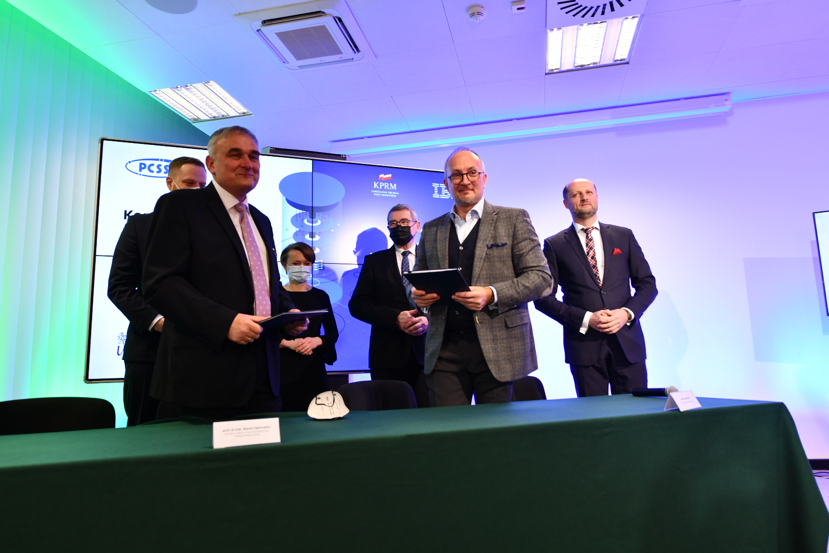 podpisanie umowy cieszyński pcss hub komputer kwantowy jaśkowiak - Wojtek Wardejn - Radio Poznań