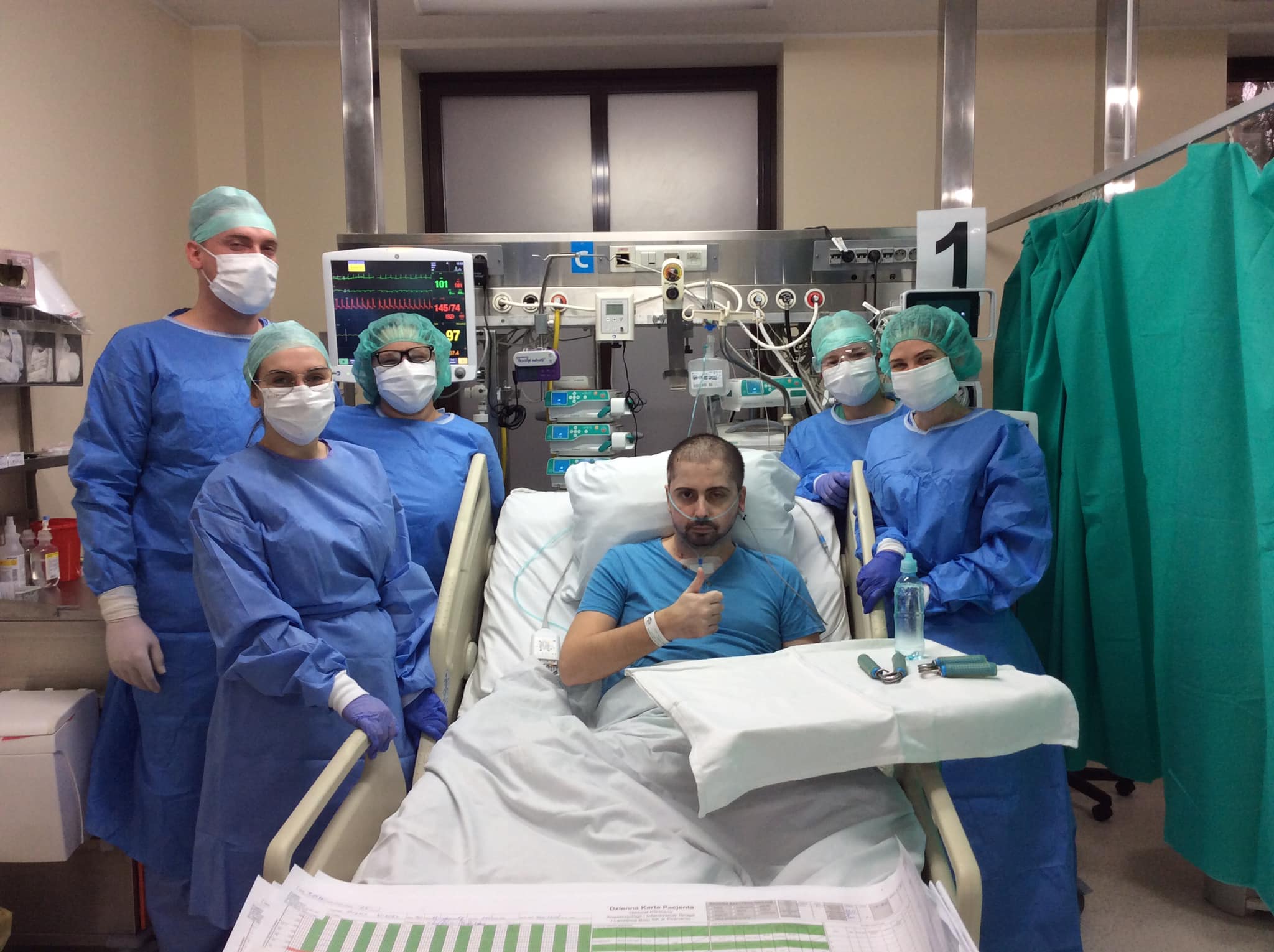 30-latek z Ostrowa Wielkopolskiego uratowany ECMO - Szpital Kliniczny im. Heliodora Święcickiego w Poznaniu