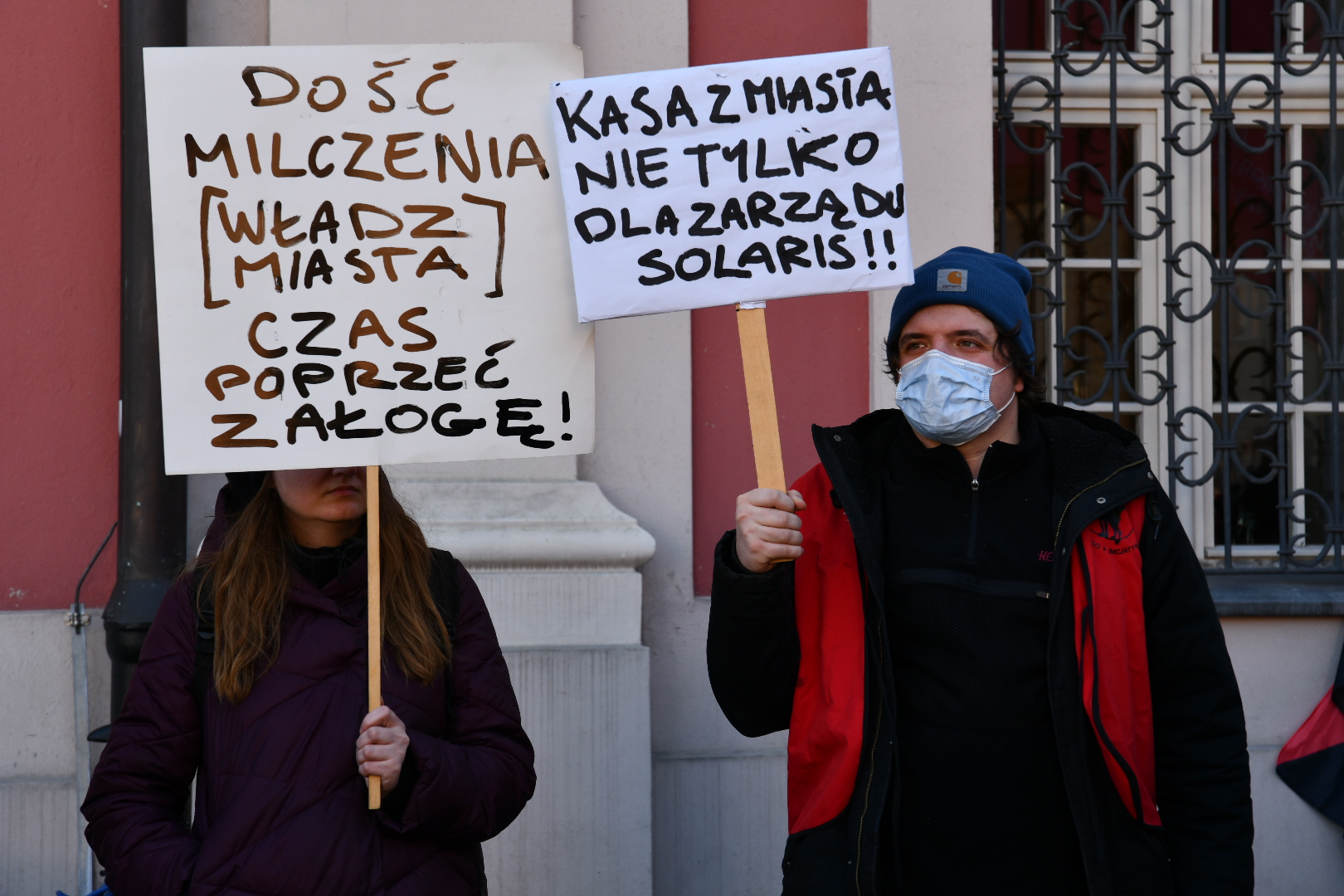 solaris protest urząd miasta - Wojtek Wardejn - Radio Poznań