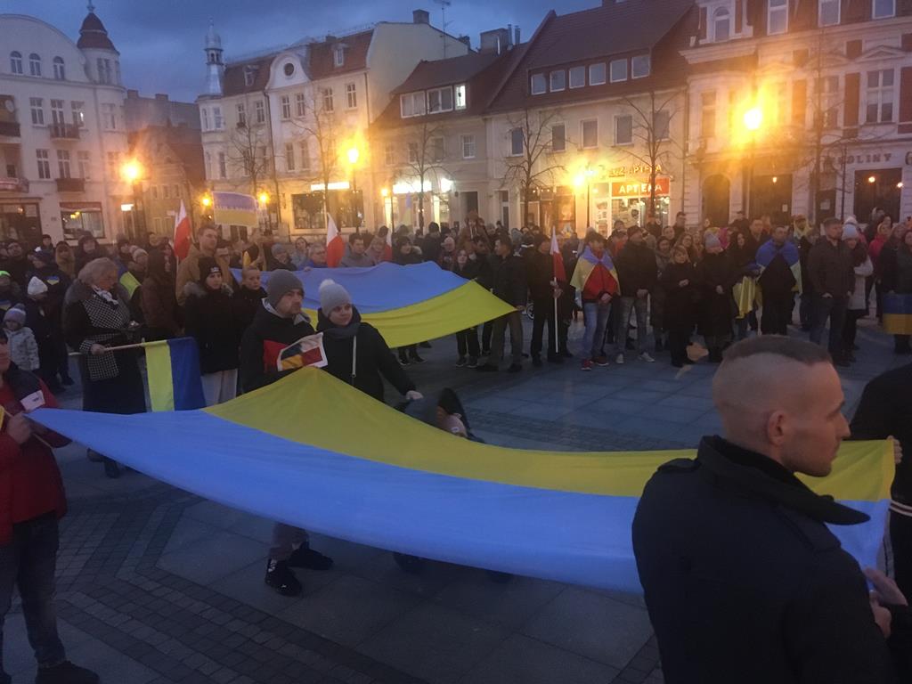 Wiec solidarności z Ukrainą środa wielkopolska - Rafał Regulski