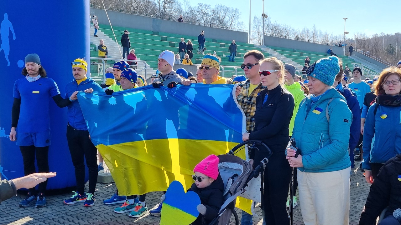 bieg dla ukrainy ukraina biegacze malta - Magdalena Konieczna - Radio Poznań