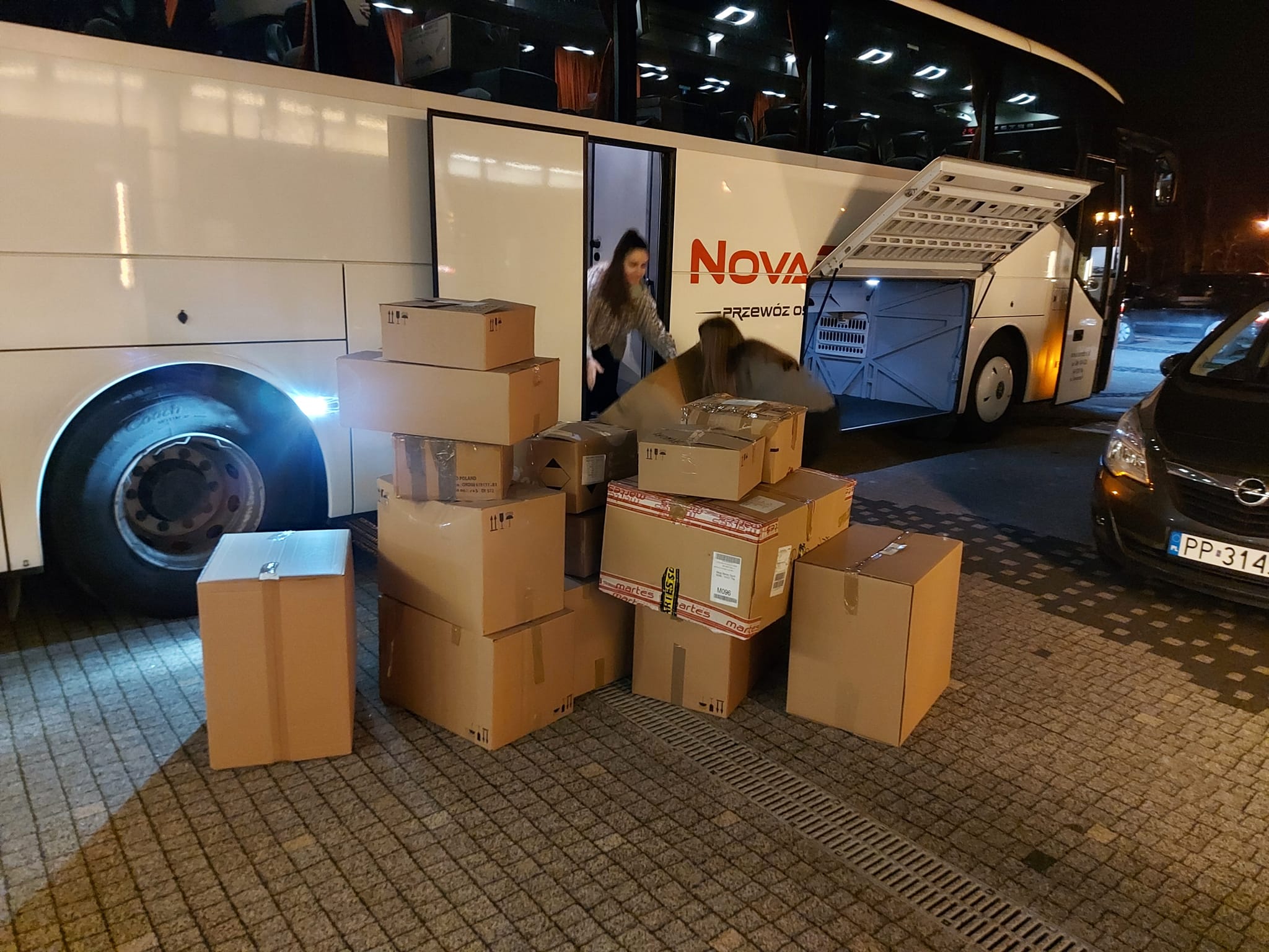 piła wolontariusze pojechali na granicę - Żaneta Kowalska