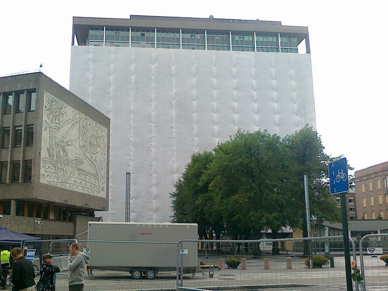 Oslo - budynek rządowy - Wojciech Chmielewski