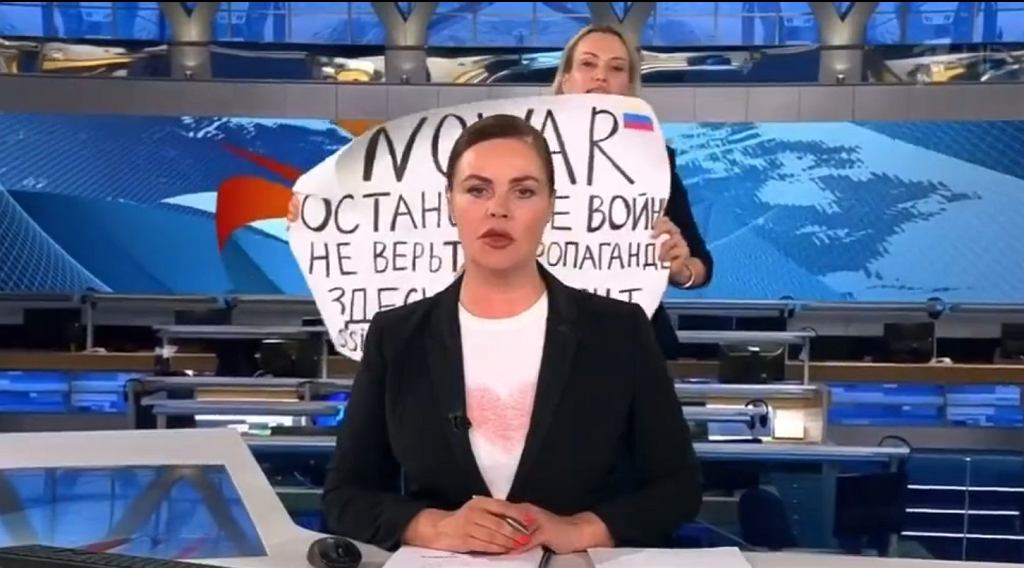 protest dziennikarki - tt: nexta