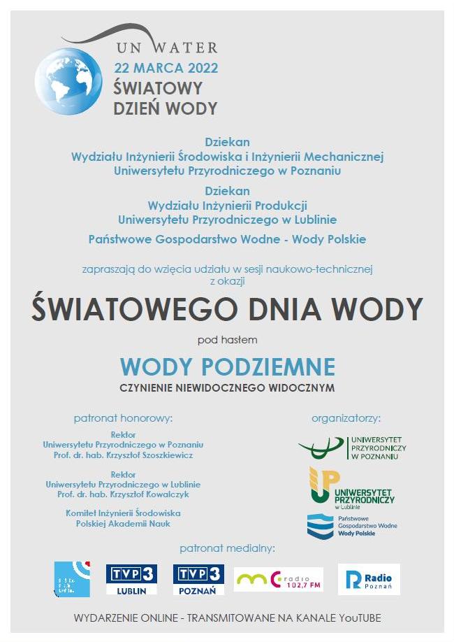 Światowy Dzień Wody 2022 - Organizator