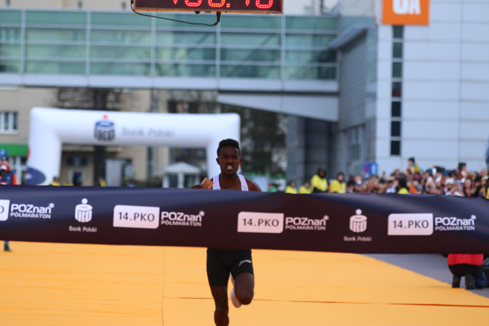 Sykiyas Abate półmaraton poznań 2022 - Leon Bielewicz - Radio Poznań