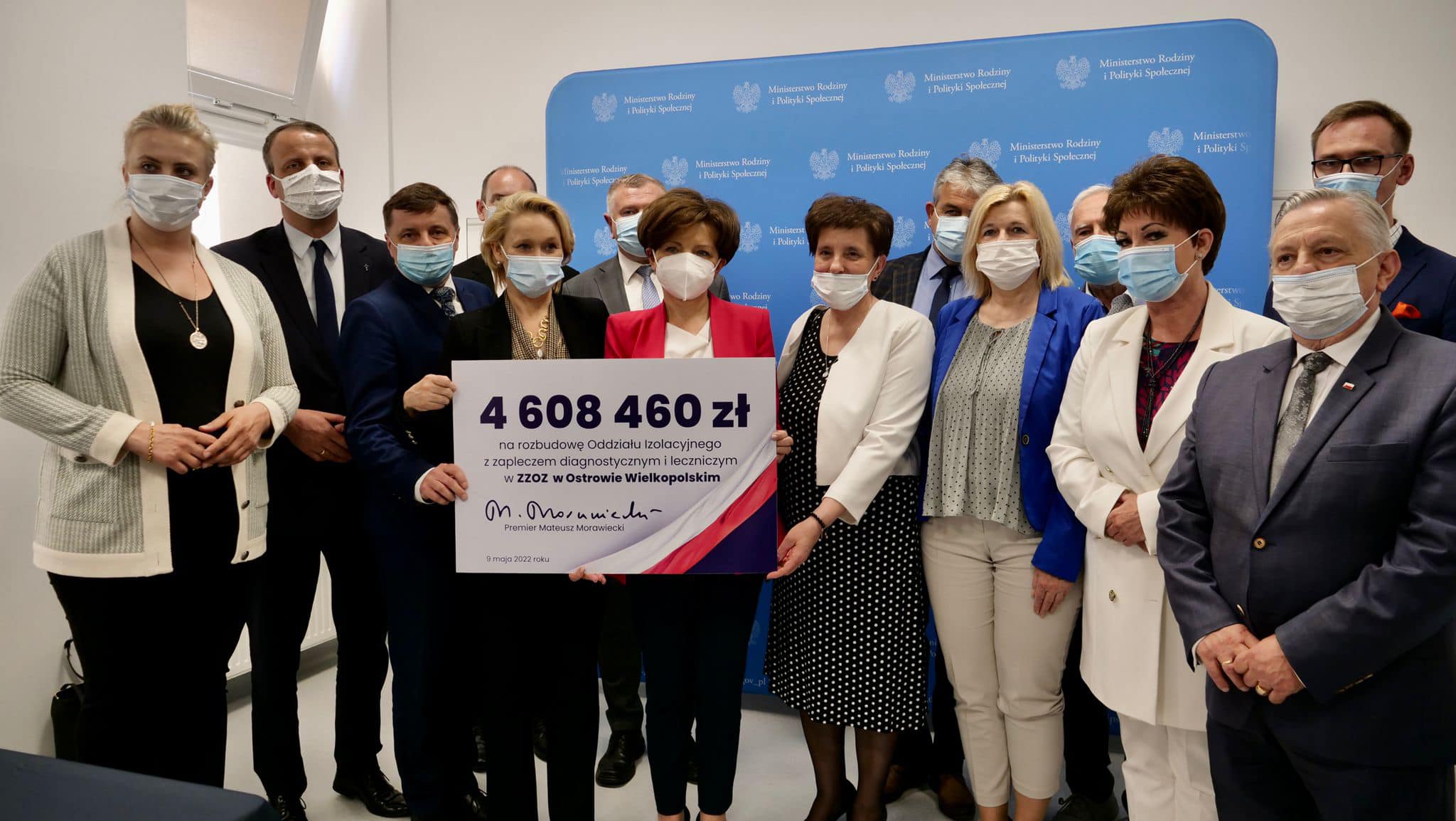 promesa szpital ostrów minister maląg - Ministerstwo Rodziny i Polityki Społecznej