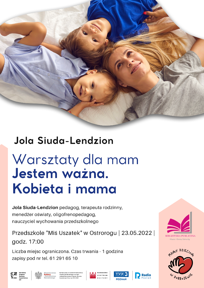 Jestem ważna - warsztaty dla mam - Organizator