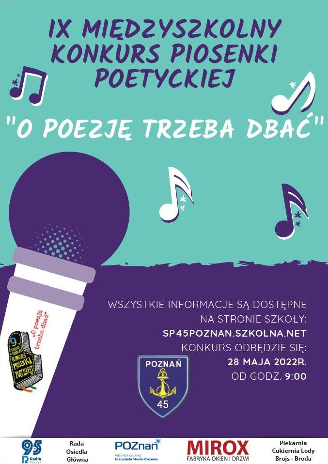 O poezję trzeba dbać 2022 - Organizator