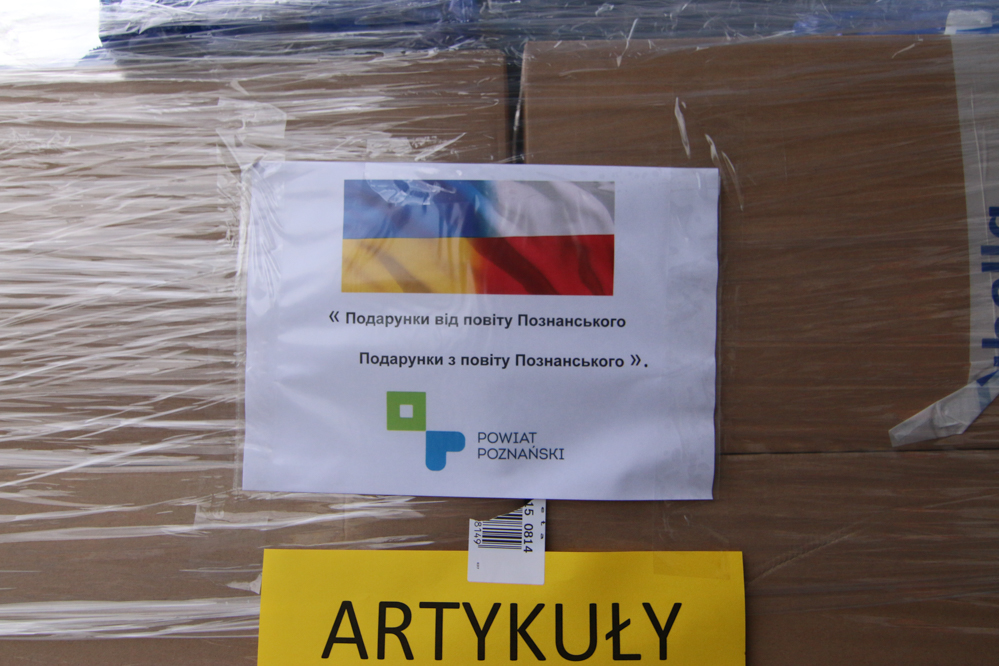 powiat poznański dary na ukrainę region obuchowski - Leon Bielewicz 