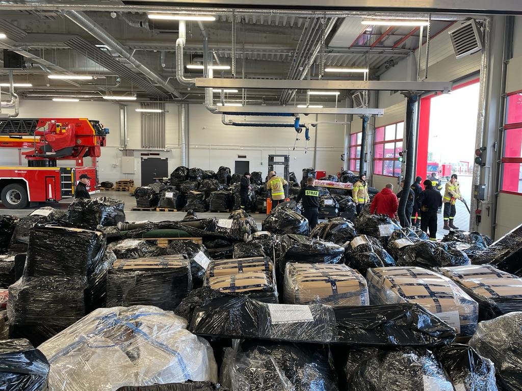 pomoc ukrainie  - KW PSP, KP/M PSP, OSP