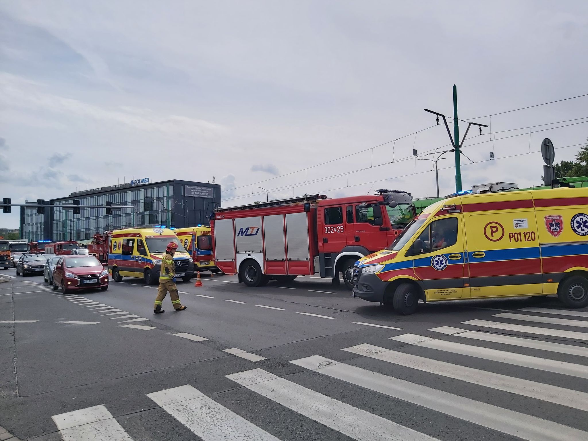 zderzenie tramwajów w Poznaniu na ul. Hetmańskiej - Krzysztof Polasik - Radio Poznań