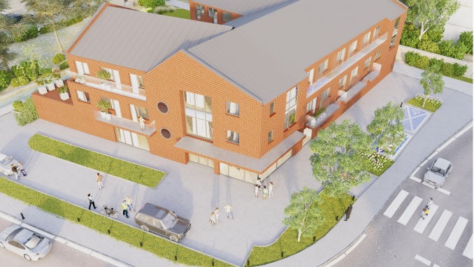 miejskie laboratorium pleszew - Wizualizacja (J. Jedliński) - UMiG Pleszew