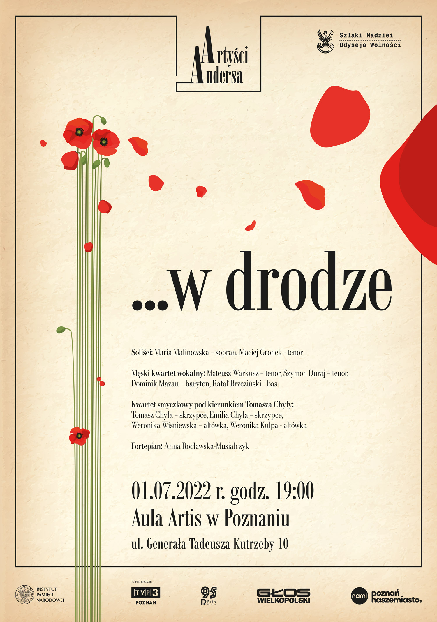 Koncert „W drodze” - projekt pt. „Artyści Andersa” - Organizator