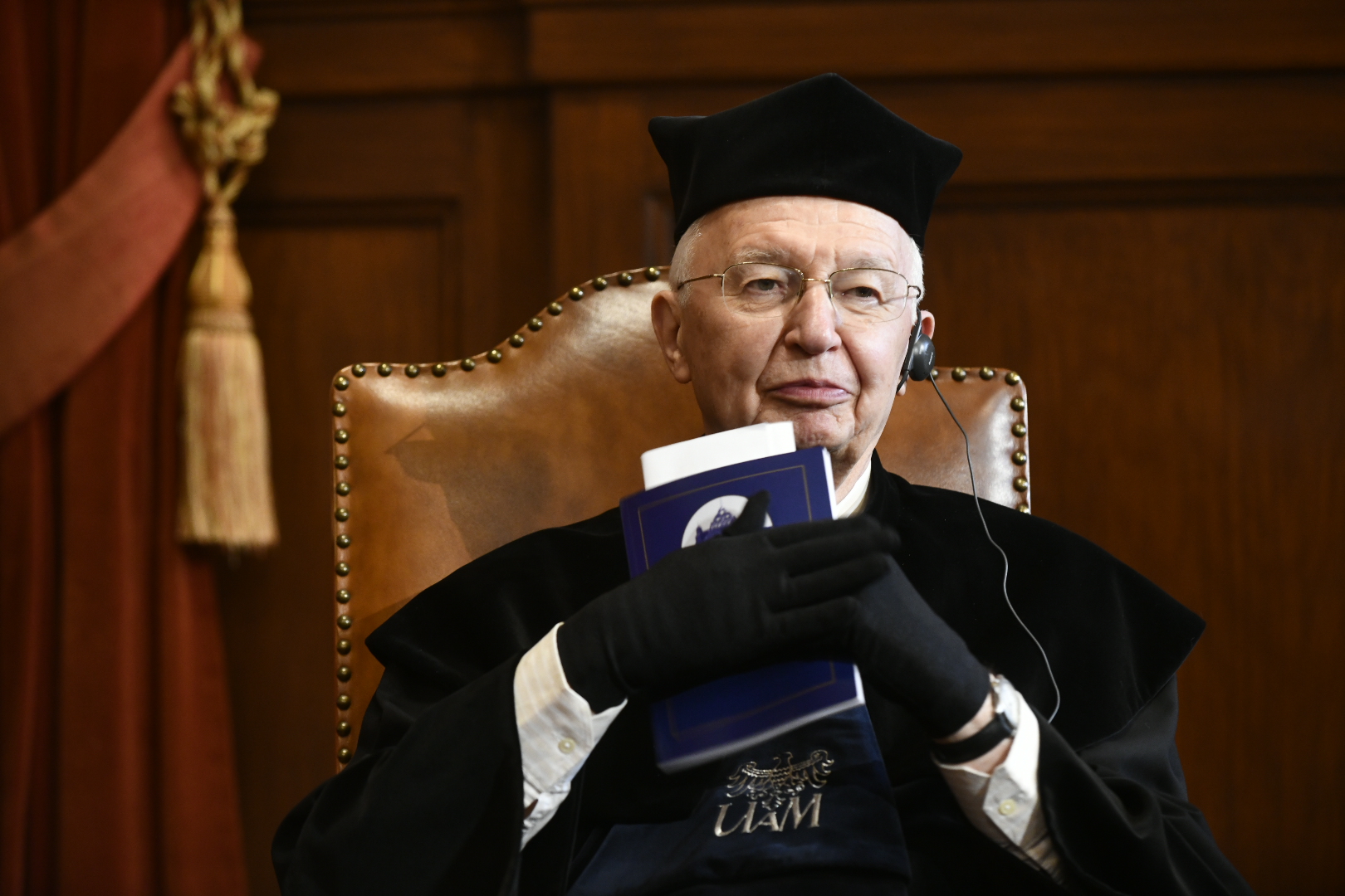 Jean-Marie Lehn noblista dyplom doktora honoris causa - Wojtek Wardejn - Radio Poznań