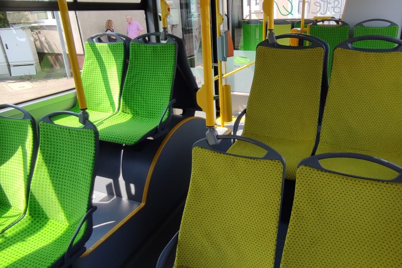 siedzenia autobus mpk - MPK Poznań