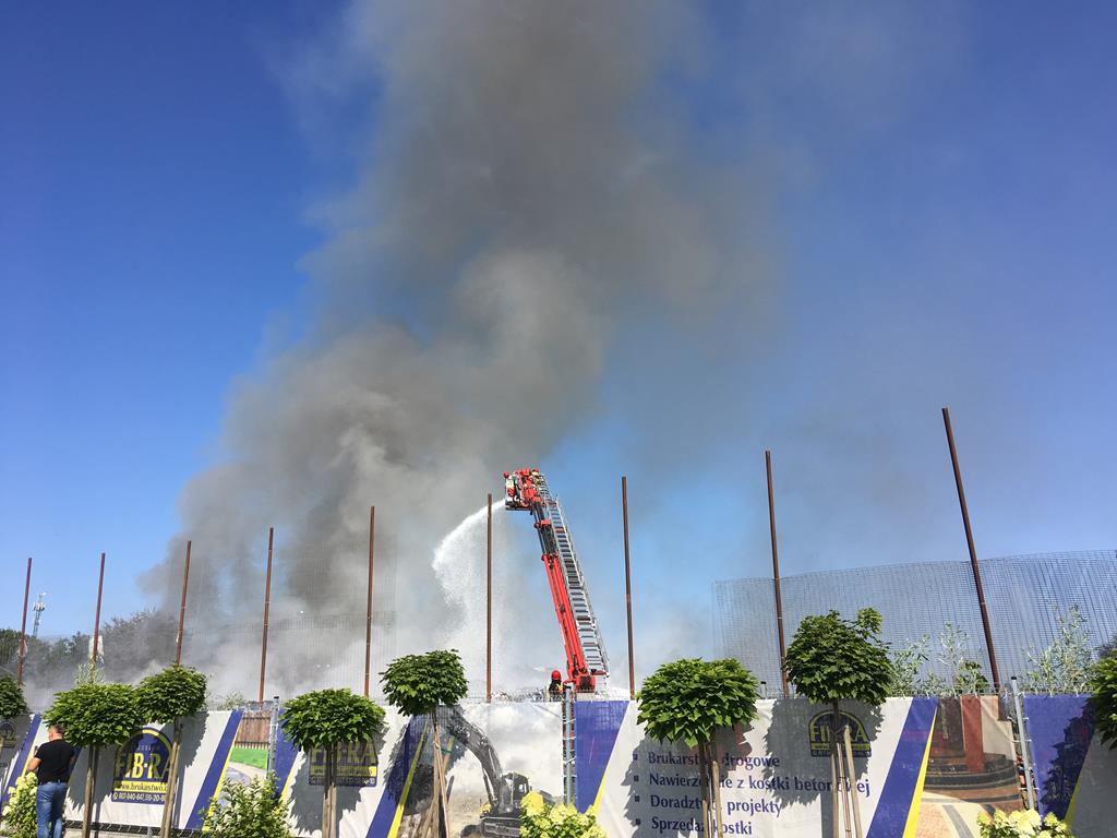 pożar wysypiska śmieci rawicz - Jacek Marciniak