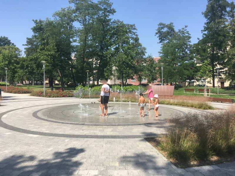 fontanna gniezno mieszkańcy upał - Rafał Muniak