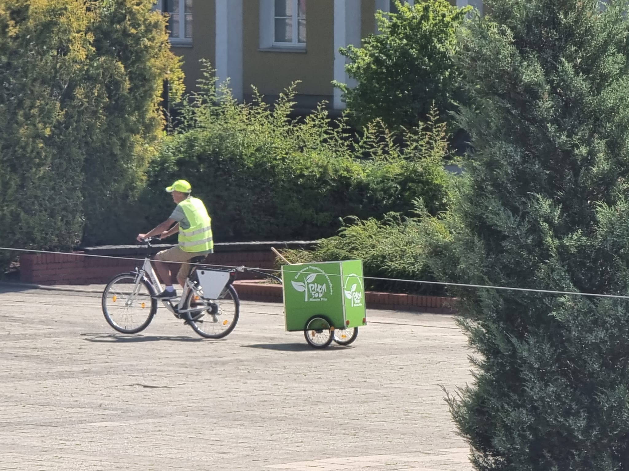 Zielony Rowerowy Patrol na ulicach Piły - Beata Dudzińska - wiceprezydent Piły