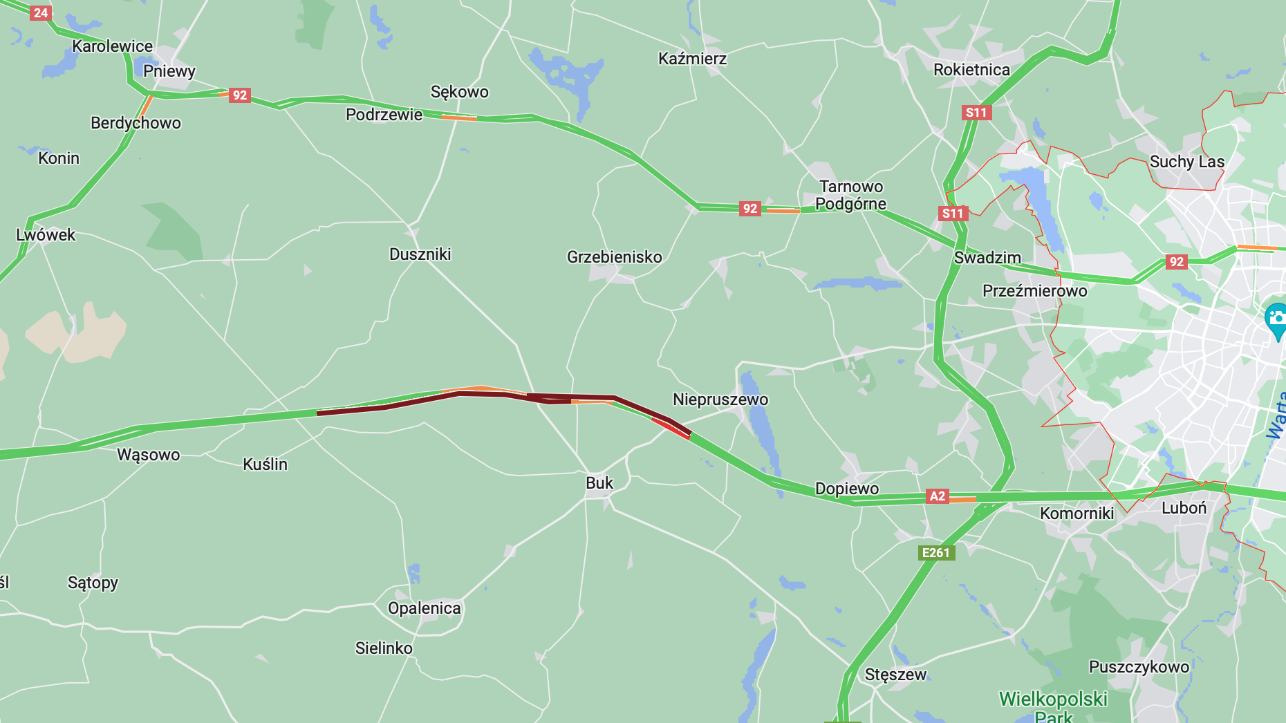 zablokowana a2 - Google Maps