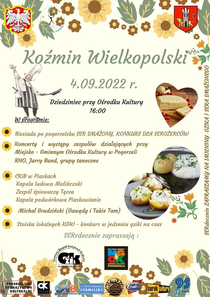 Święto Sera Smażonego – Koźminie Wlkp. 2022 - Organizator