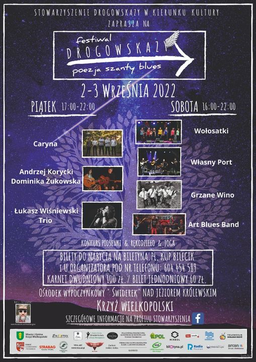 Drogowskazy - poezja szanty blues 2022 - Organizator