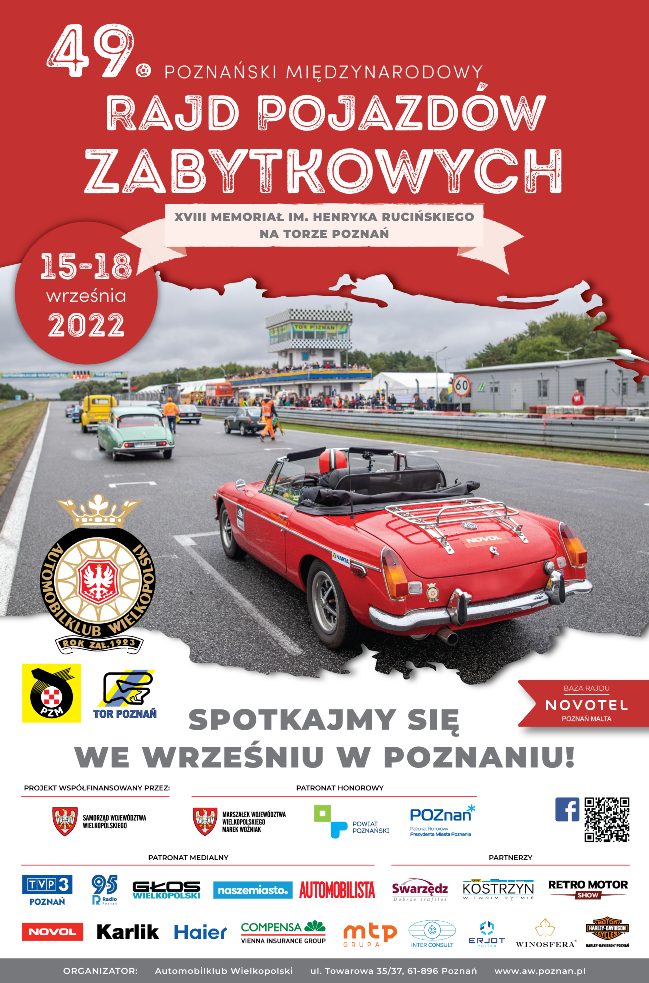 49. Poznański Międzynarodowy Rajd Pojazdów Zabytkowych 2022 - Organizator