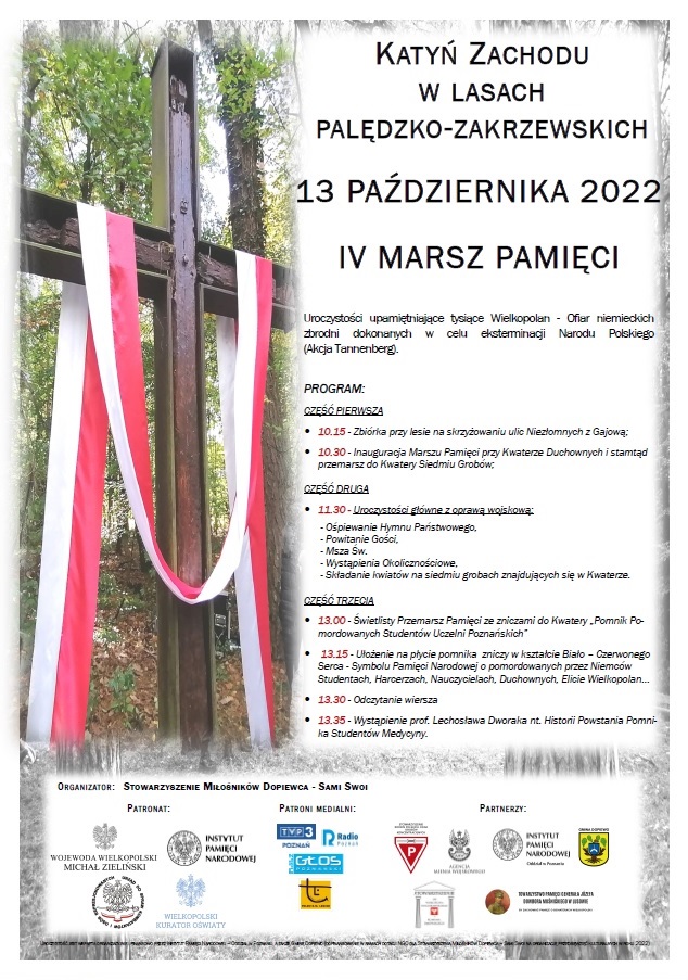 Katyń Zachodu w Lasach Palędzko – Zakrzewskich – IV Marsz Pamięci - Organizator