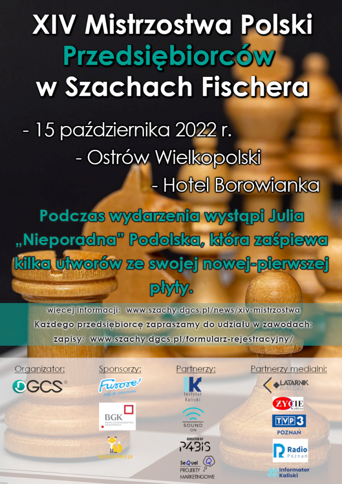 XIV Mistrzostwa Polski Przedsiębiorców w Szachach Fischera 2022 - Organizator