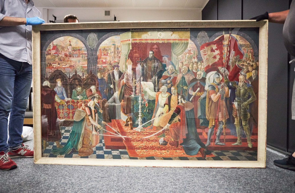 łukszowcy makata wystawa - Maciej Cioch - Muzeum Historii Polski