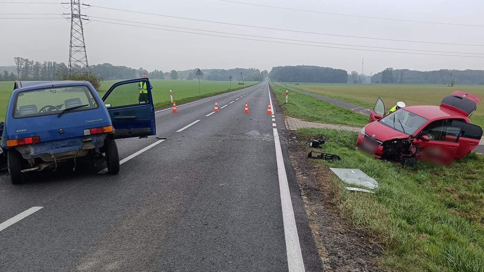 leszno osieczna śmiertelny wypadek - KMP Leszno