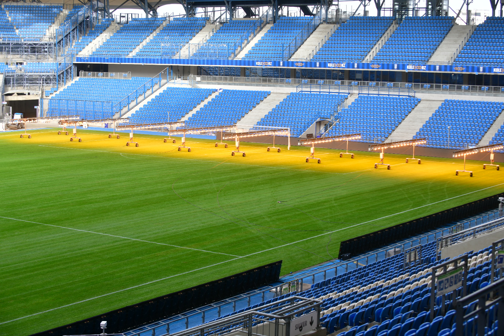 stadio bułgarska lech poznań boisko trawa murawa - Wojtek Wardejn - Radio Poznań