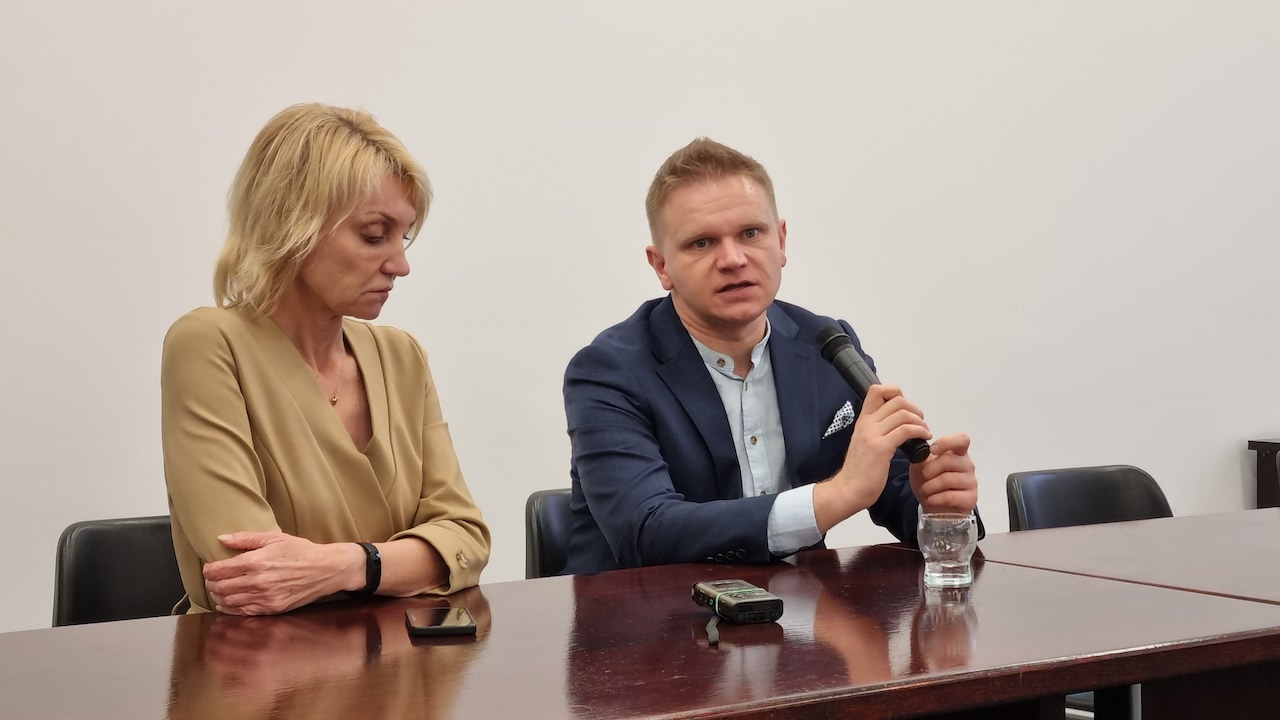 konferencja koronawirus - Magdalena Konieczna - Radio Poznań