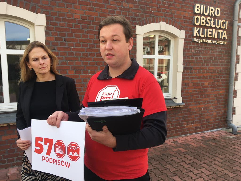 spalarnia odpadów golina zbióka podpisów - Rafał Regulski