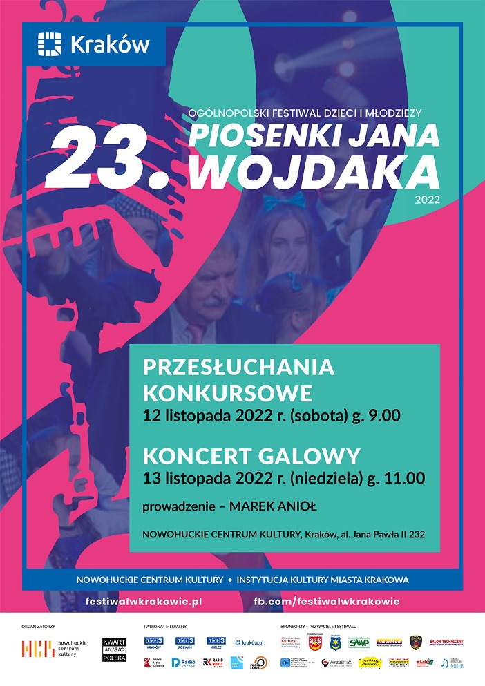 Piosenki Jana Wojdaka 2022 - Organizator