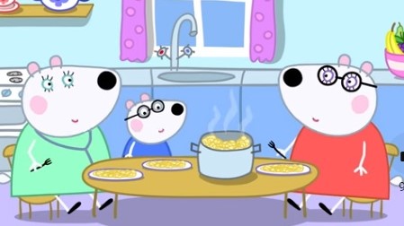 świnka peppa dwie mamy - Screen YT