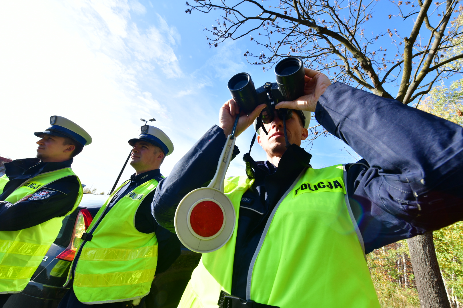 policja drogówka policjanci kwp poznań - Wojtek Wardejn - Radio Poznań